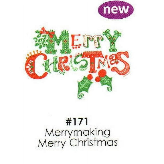 7.5" Pre-Cut Round Merrymaking Merry Christmas Edible Image Cake Topper By TNCT