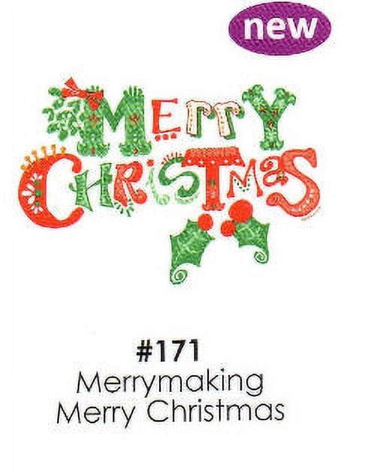 Merrymaking Merry Christmas Cake Decoration Edible Frosting Photo Sheet