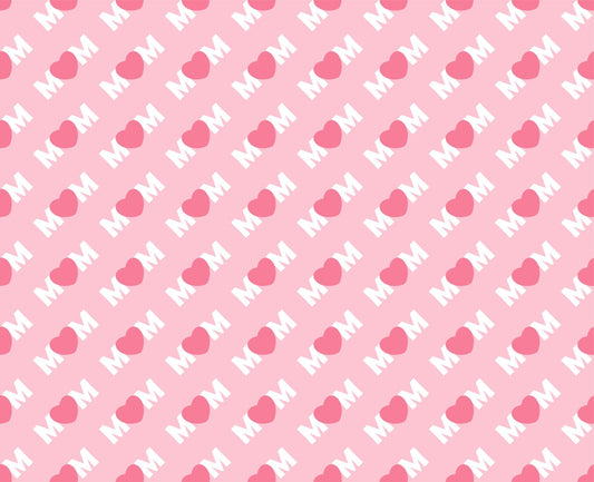 Mom Pattern Edible Image Cake Topper for Quarter Sheet Cake, by Tnct. (1 Count)