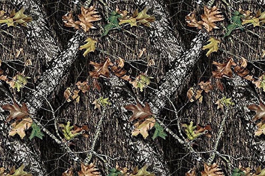 Mossy Oak Camo Leaves Edible Image Icing Cake Topper for Quarter Sheet Cake, by TNCT
