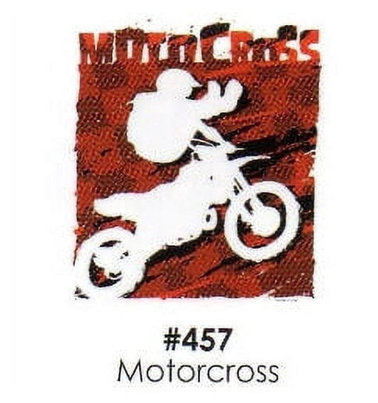 Motocross Edible Image Cake Topper for a Quarter Sheet Cake, by Tnct.