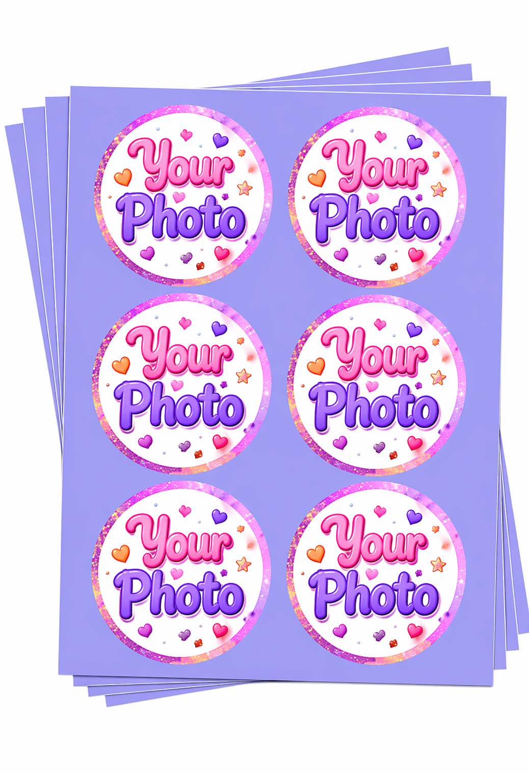 1 Sheet Of 3" Round Pre-Cut Edible Images For Your Cupcakes!