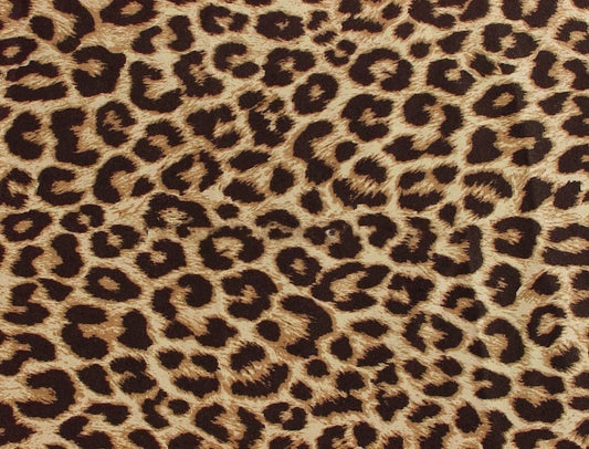 Natural Leopard Print Edible Icing Image Cake Topper for Quarter Sheet Cake, by Tnct.