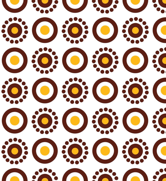 Polka Dot Pattern Chocolate Transfer Sheet, by Tnct.
