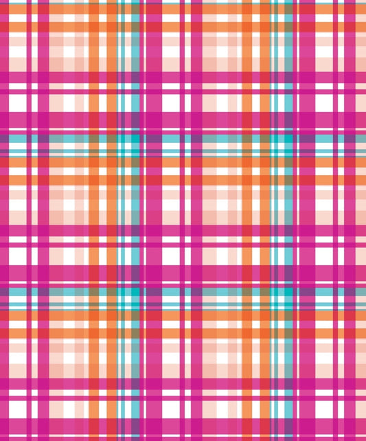 Plaid Chocolate Transfer Sheet, by Tnct.