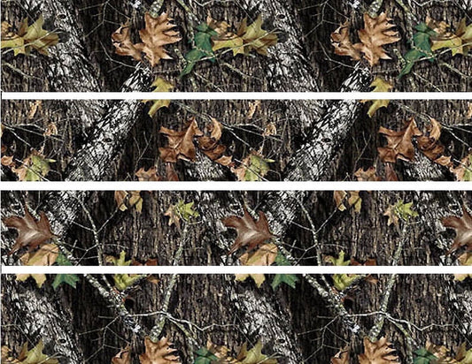 Camo Edible Icing Image Cake Border Strips & Cake Toppers, by TNCT (3 Count)