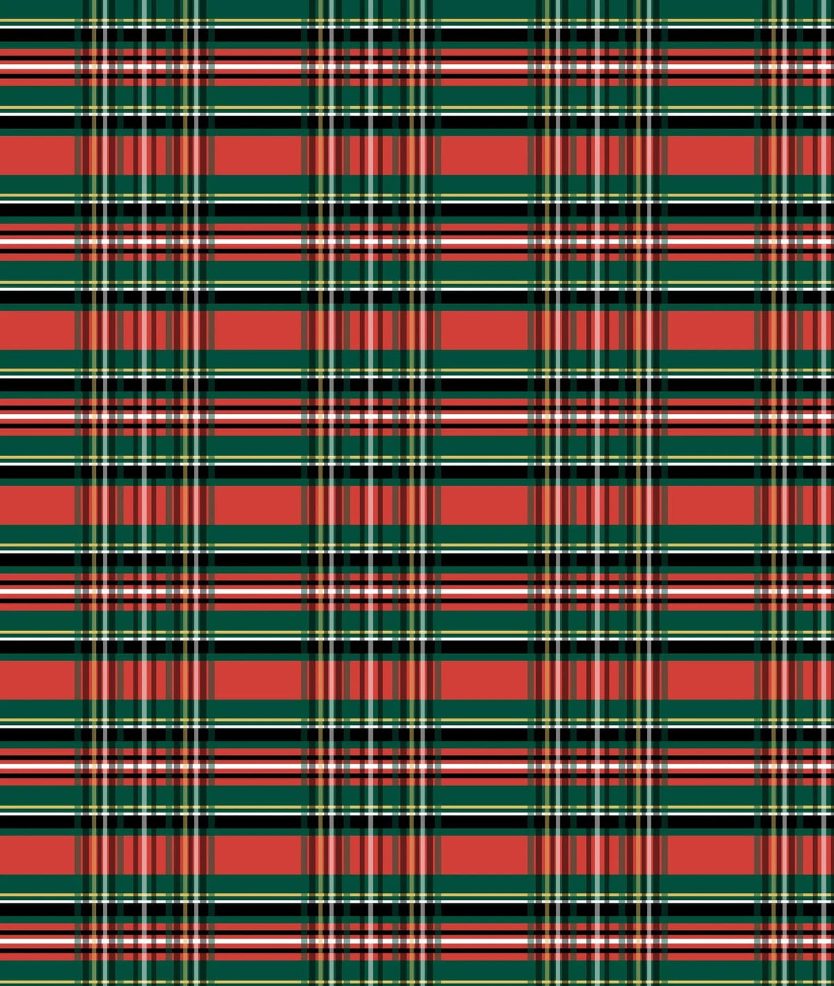 Red, Green, Black & Green Tartan Kilt Plaid Pattern On Edible Image Chocolate Transfer Sheet. Apply To Your Custom Chocolate Treats