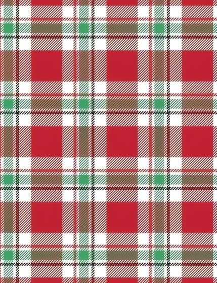 Plaid Chocolate Transfer Sheet, by Tnct.