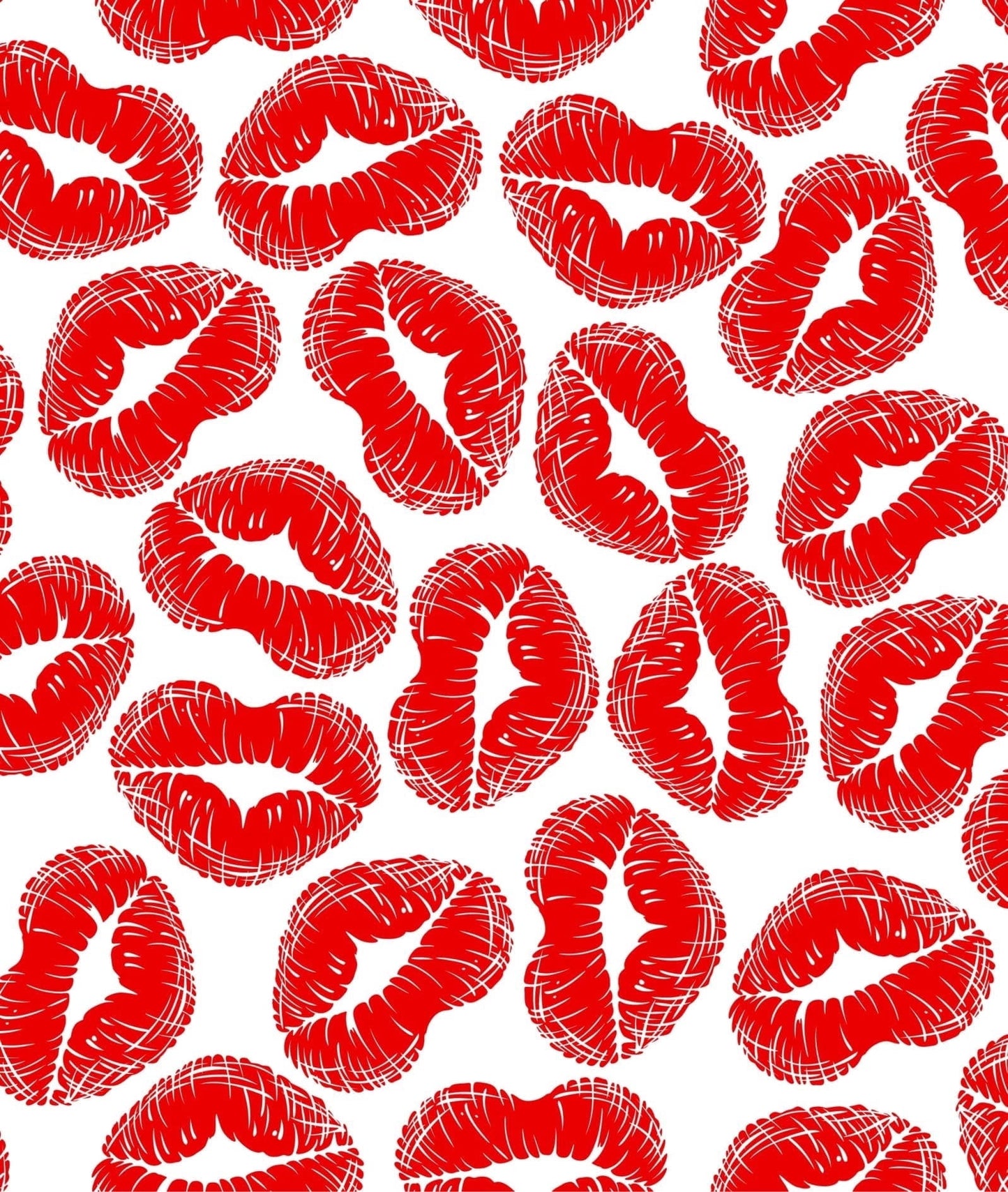 Kissy Lips Chocolate Transfer Sheet, by Tnct.