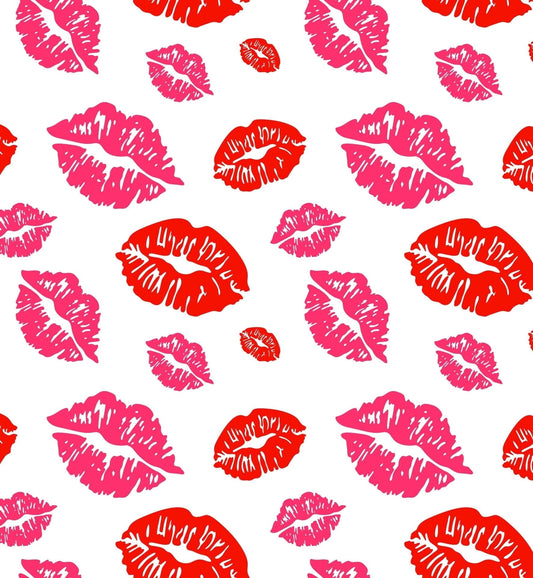 Lipstick Kiss Chocolate Transfer Sheet, by Tnct.