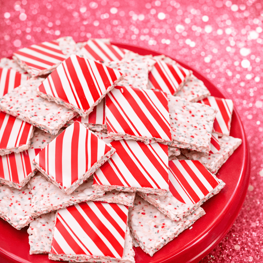 Candy Cane Chocolate Transfer Sheet, by Tnct.