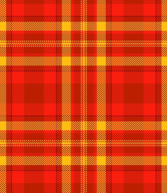 Plaid Chocolate Transfer Sheet, by Tnct.