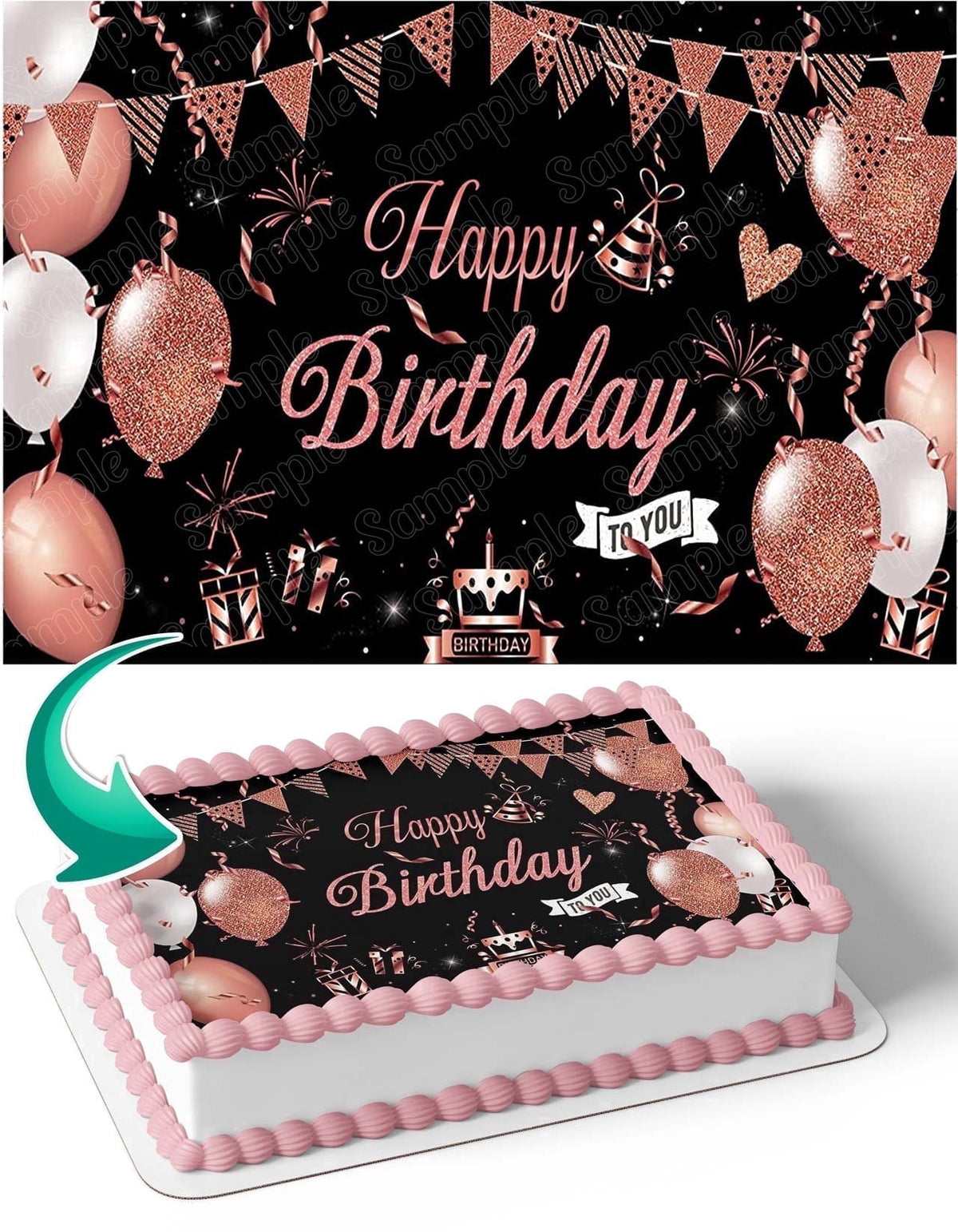 Birthday Celebration Cake Topper, by TNCT