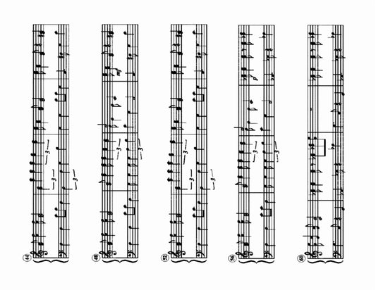 Sheet Music Edible Image Icing Cake Topper for Quarter Sheet Cake, by TNCT