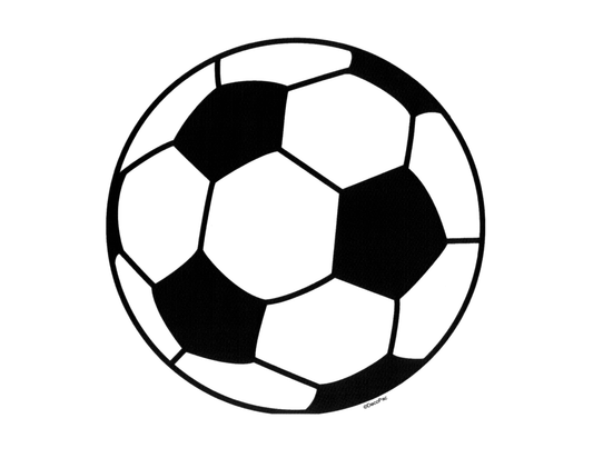 Soccer Ball Edible Icing Image Cake Topper, by Tnct.