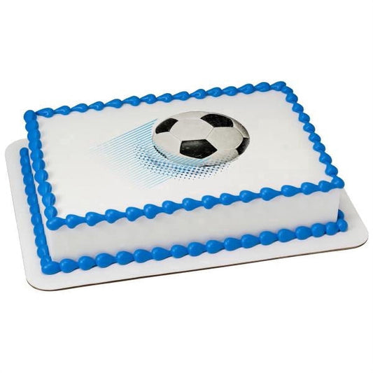 Soccer Edible Image Cake Topper, By TNCT