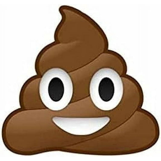 Poop Emoji Edible Icing Image Cake Topper, by Tnct.