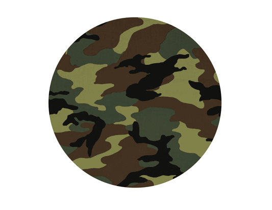 Camouflage Edible Icing Image Cake Topper, by Tnct.