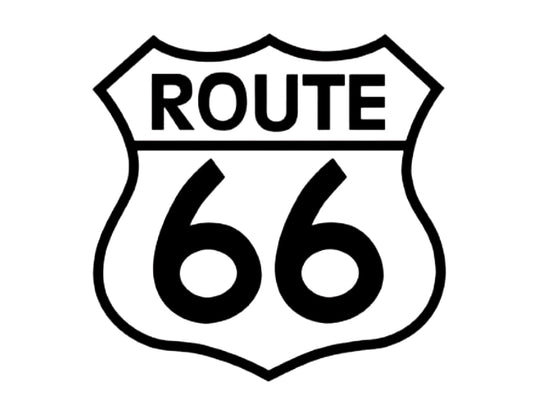 Classic Route 66 Sign Edible Image Icing Cake Topper for Quarter Sheet Cake, by Tnct.
