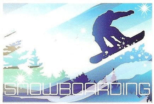Cool Snowboarding Edible Image Icing Cake Topper for Quarter Sheet Cake, by TNCT