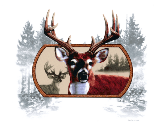 Deer Hunting Edible Image Icing Cake Topper for Quarter Sheet Cake, by TNCT