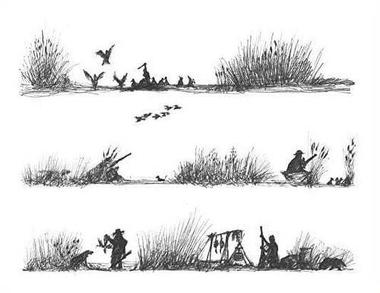 TNCT's Duck Hunting Edible Icing Image Cake Border