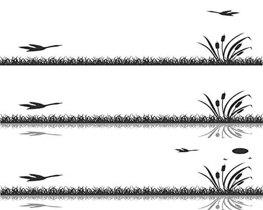 Edible Icing Image Cake Border Strips & Cake Toppers, by TNCT (3 Count)