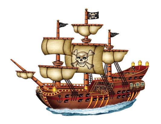TNCT's Pirate Ship Birthday Edible Cake/Cupcake Topper