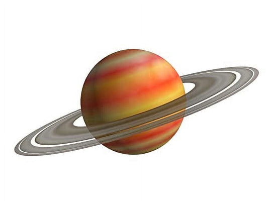 Planet Saturn Edible Image Icing Cake Topper for Quarter Sheet Cake, by TNCT