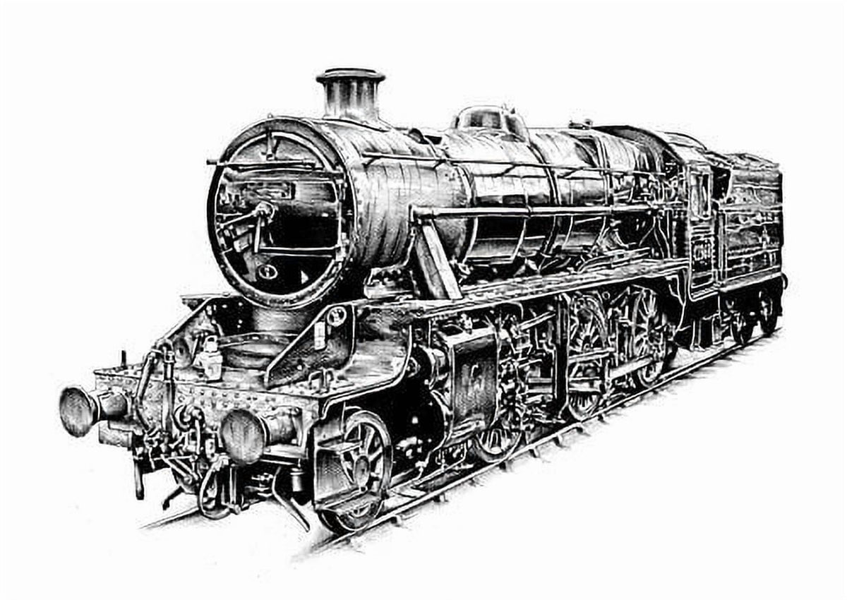 Steam Engine Vintage Train Edible Image Icing Cake Topper for Quarter Sheet Cake, by Tnct.