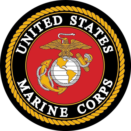United States Marines Edible Image Icing Cake Topper for Quarter Sheet Cake, by TNCT
