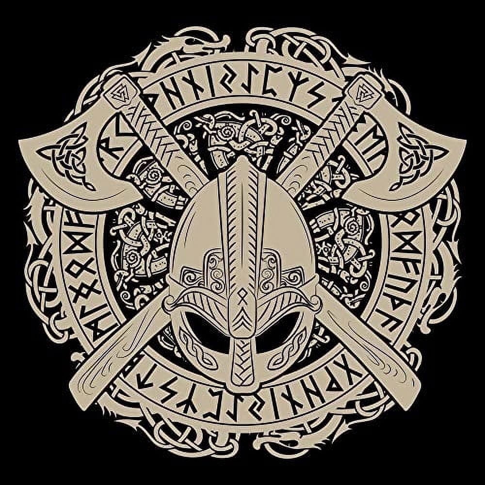 Viking Shield Edible Image Icing Cake Topper for Quarter Sheet Cake, by TNCT