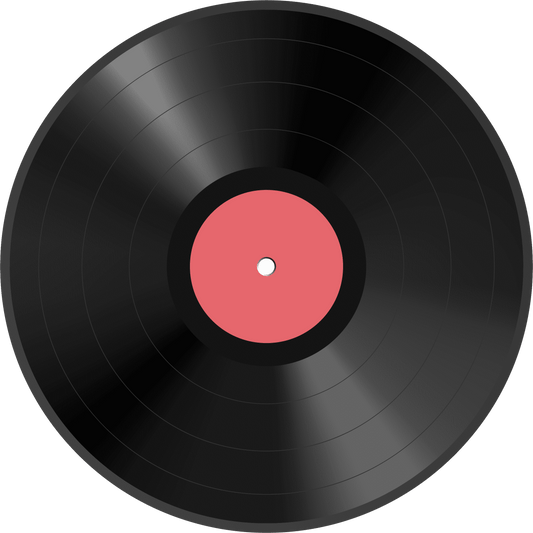 Vinyl Record Edible Image Icing Cake Topper for Quarter Sheet Cake, by TNCT