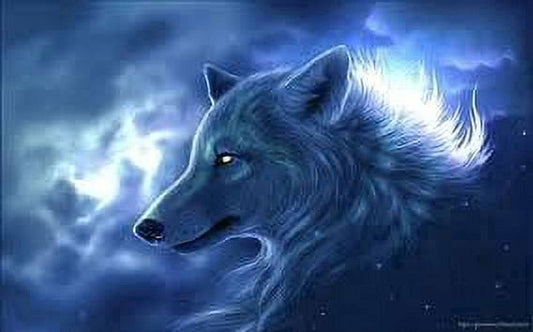 Wolf Edible Image Icing Cake Topper for Quarter Sheet Cake, by Tnct.