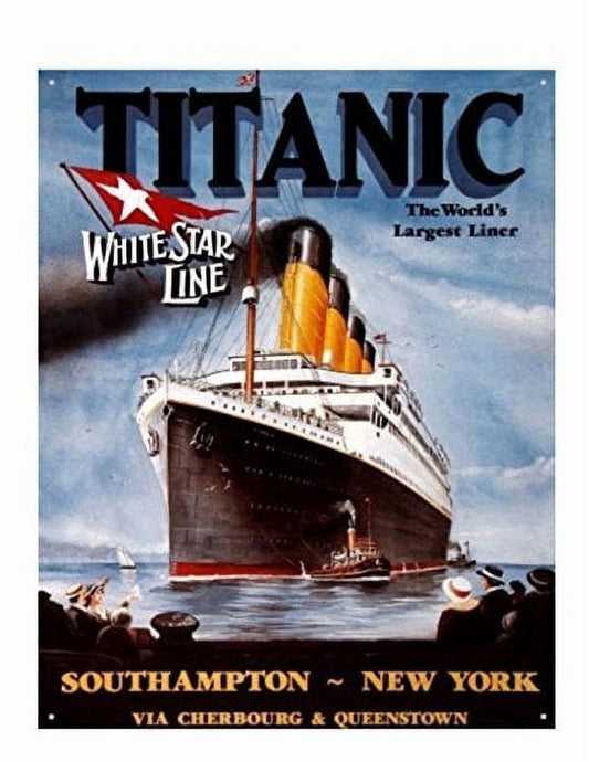 Titanic World's Largest Liner Edible Image Icing Cake Topper for Quarter Sheet Cake, by TNCT