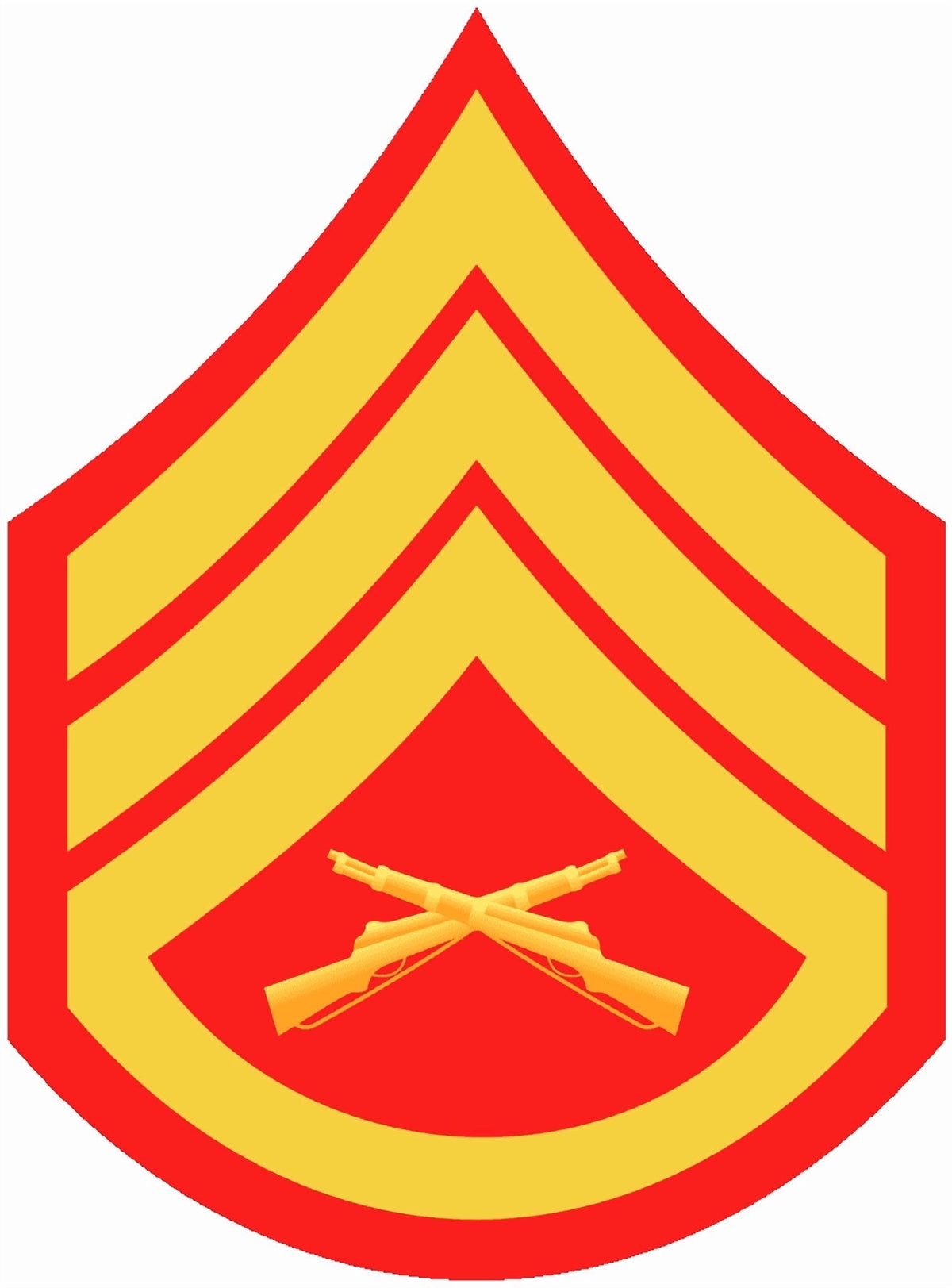 US Marine E-6 Staff Sergeant Emblem Edible Icing Image Cake Cookie or Cupcake topper