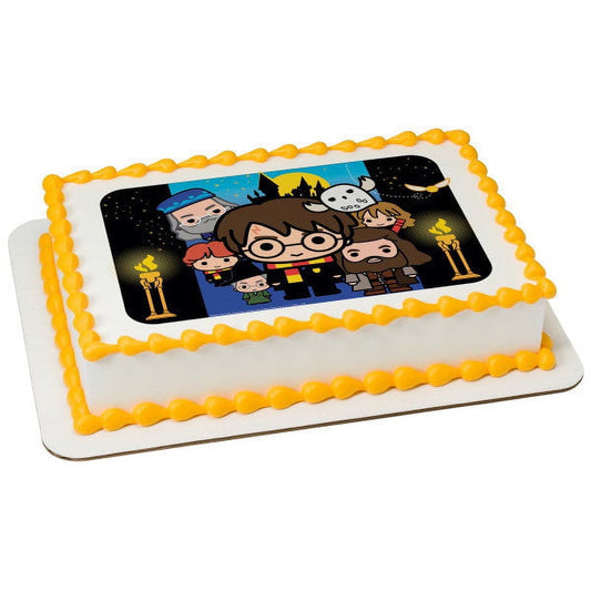 Harry Potter and Friends Edible Image Cake Topper For Quarter Sheet Cake By TNCT