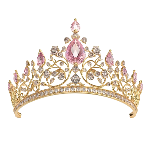 Beautiful Princess Tiara Theme Edible Image Cake Topper for Half Sheet Cake, by Tnct. (1 Count)