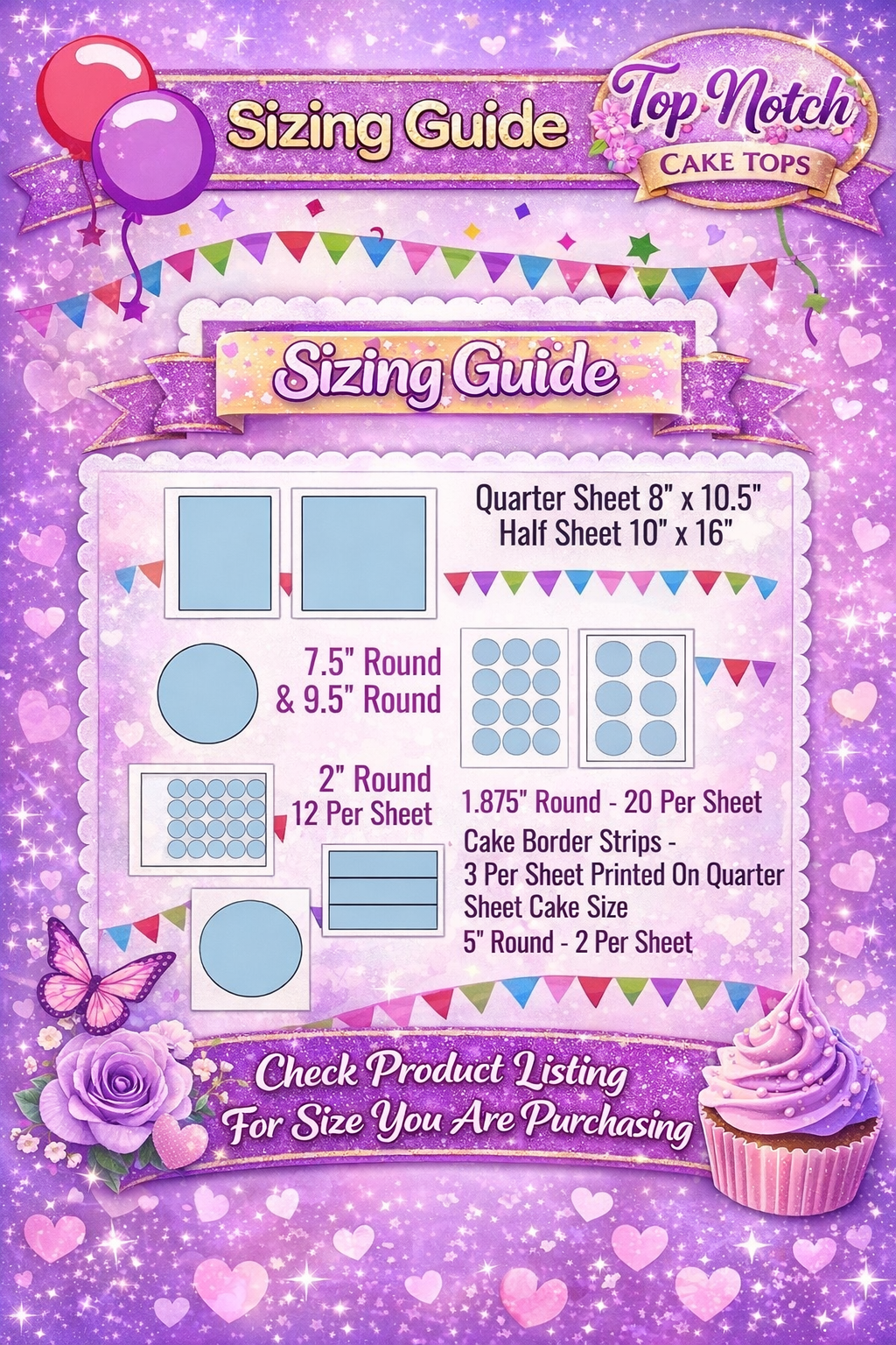 3" Pre-Cut Round Create your Own Photo Edible Image Cake Toppers, by Tnct.
