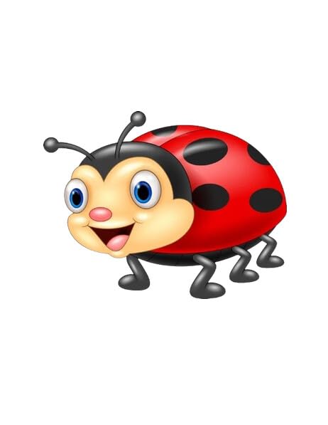 9.5" Pre-Cut Round Ladybug Edible Image!