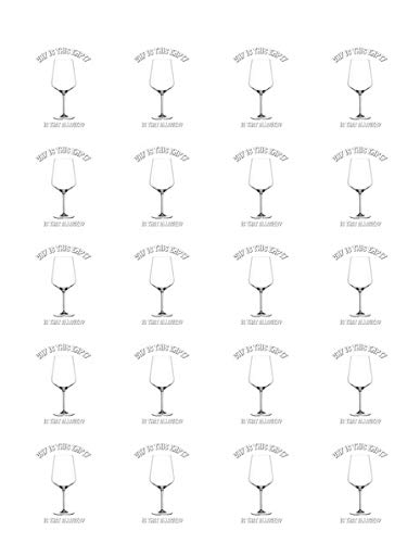 1.875" Pre-Cut Funny Wine Edible Images For Your Cupcakes!