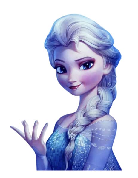 Cartoon Princess Edible Image For Quarter Sheet Cake!