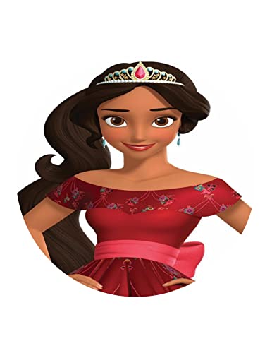 1.875" Pre-Cut Princess In Red Design By TNCT Edible Image Cupcake Toppers!