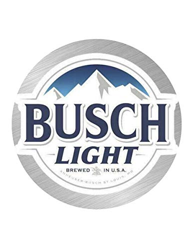 2" Round Pre-Cut Busch Light Design Edible Images For Your Cupcakes!