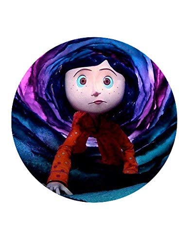 2" Pre-Cut Round Coraline Edible Images For Your Cupcakes!