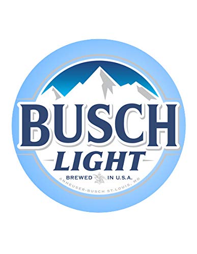 1.875" Round Busch Light Design Edible Images For Your Cupcakes & Cookies!