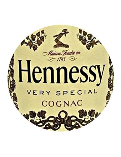 2" Round Pre-Cut Hennessy Label Edible Images For Your Cupcakes!