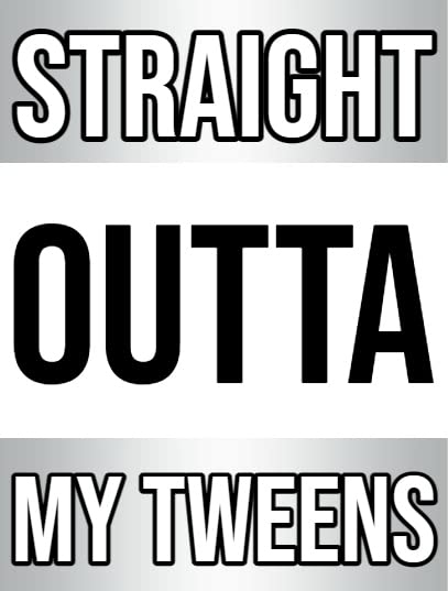 Straight Outta My Tweens Edible Image For Your Quarter Sheet Cake By TNCT!