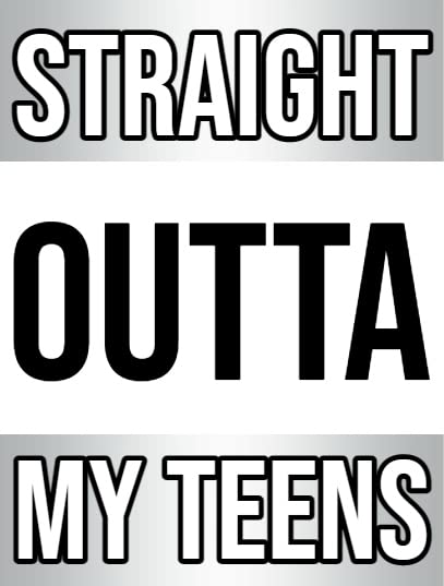 Straight Outta My Teens Edible Image For Your Quarter Sheet Cake By TNCT!