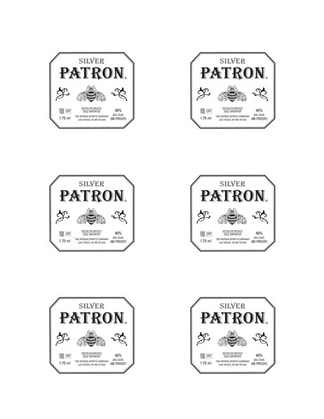 3" Pre-Cut Round Patron Label Edible Image Cupcake Toppers!